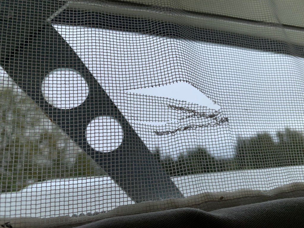 Porte ouverte pour les moustiques