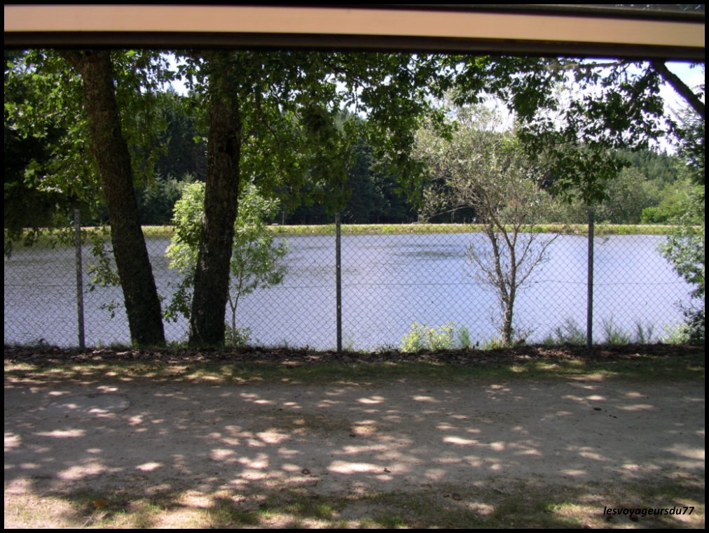le lac de notre emplacement
