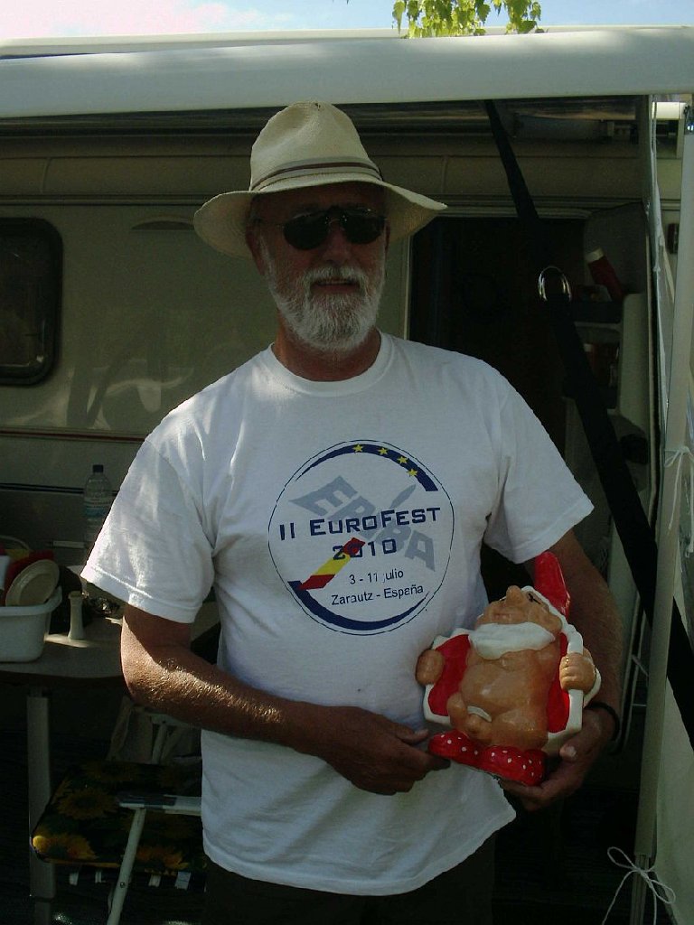 Carsten et le tee-shirt de l' Eurofest 2010