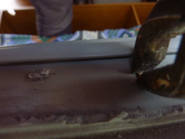 Prise difficile des pointe avec le joint