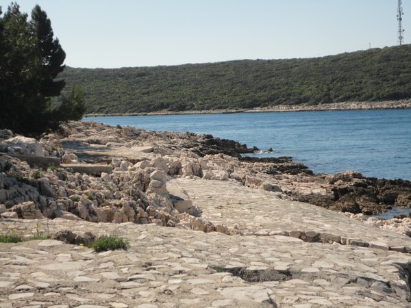 plage du camping en Marbre