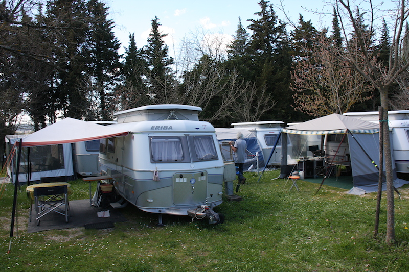 Une partie du camping