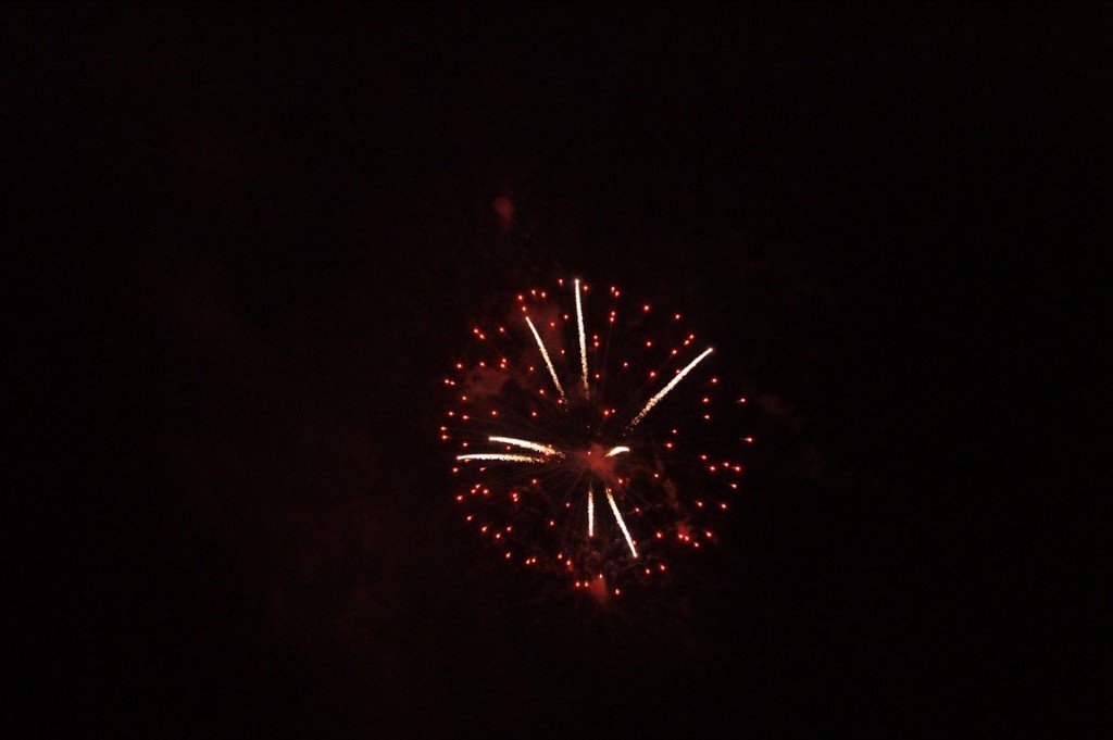 Minuit moins le quart : superbe feu d'artifice !