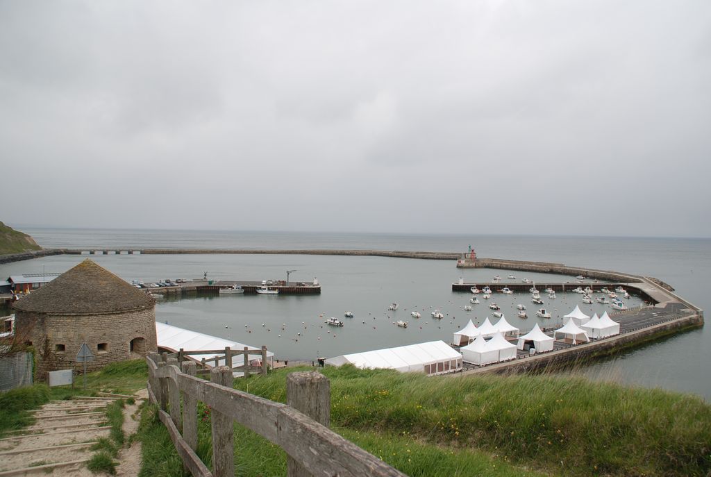 Port en Bessin, sous la pluie, et oui nous sommes tout de même en Normandie ;-)