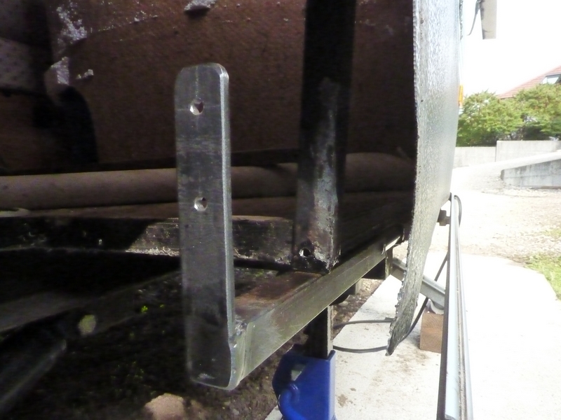 Réparation et démontage minimisé.<br />(Je n'ai pas de poste MIG)<br />Ajustement et perçage avant peinture.