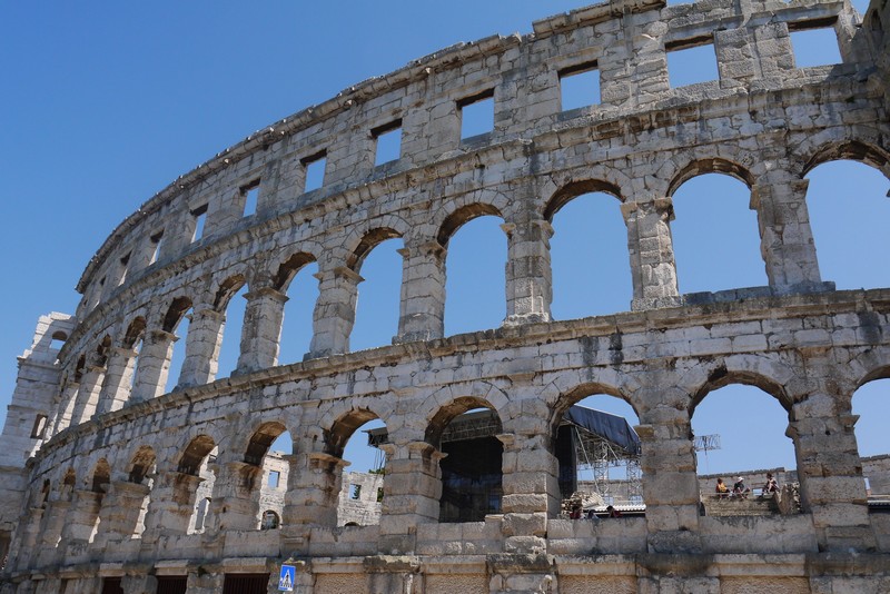 les arènes de Pula