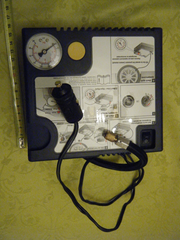 Compresseur de gonflage 12 volt sur prise allume cigare