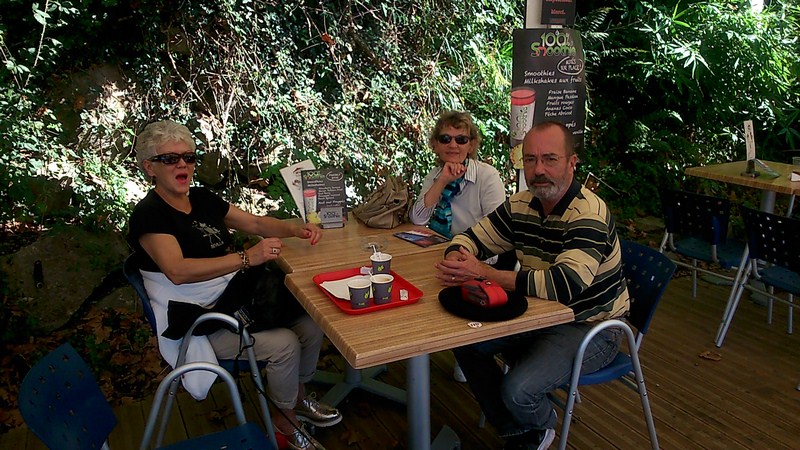 En attendant le petit train de la Rhune