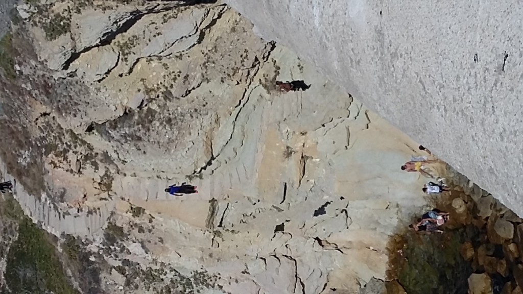 difficile escalier accès à la plage