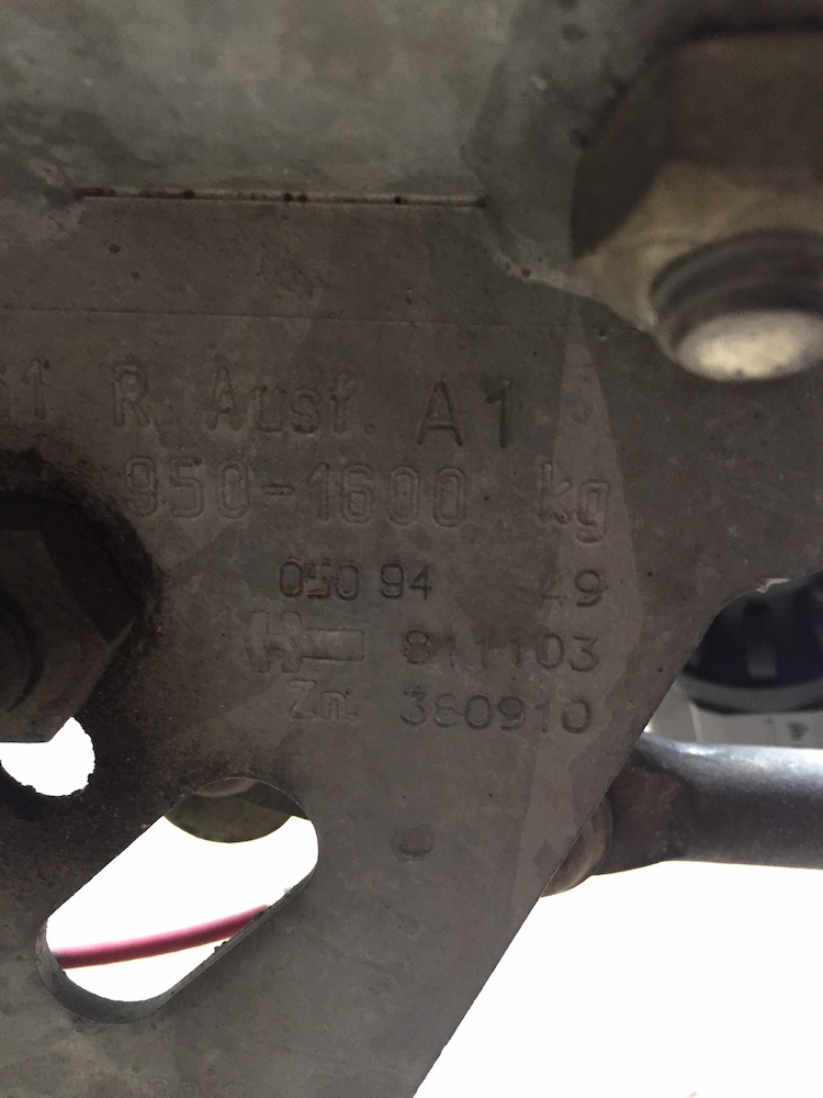 inscription au niveau du "sabot"