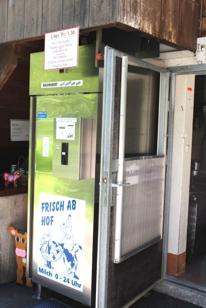 Le distributeur de lait Bio