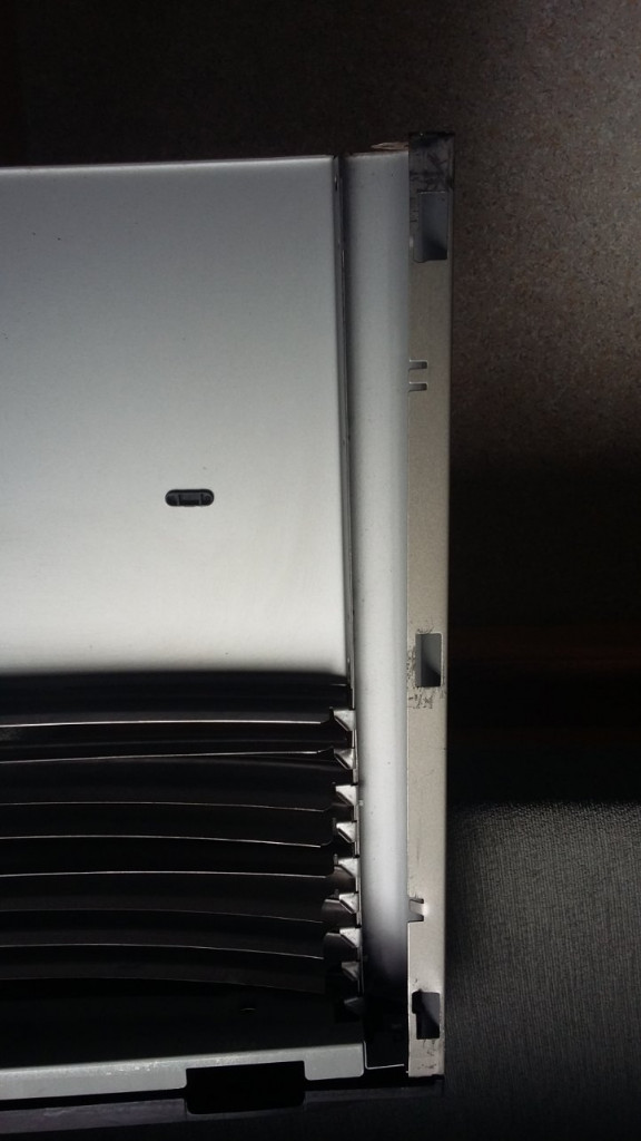 la façade côté intérieur