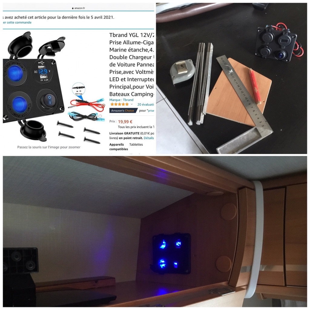 Branchement 12v pour antenne satellite à venir