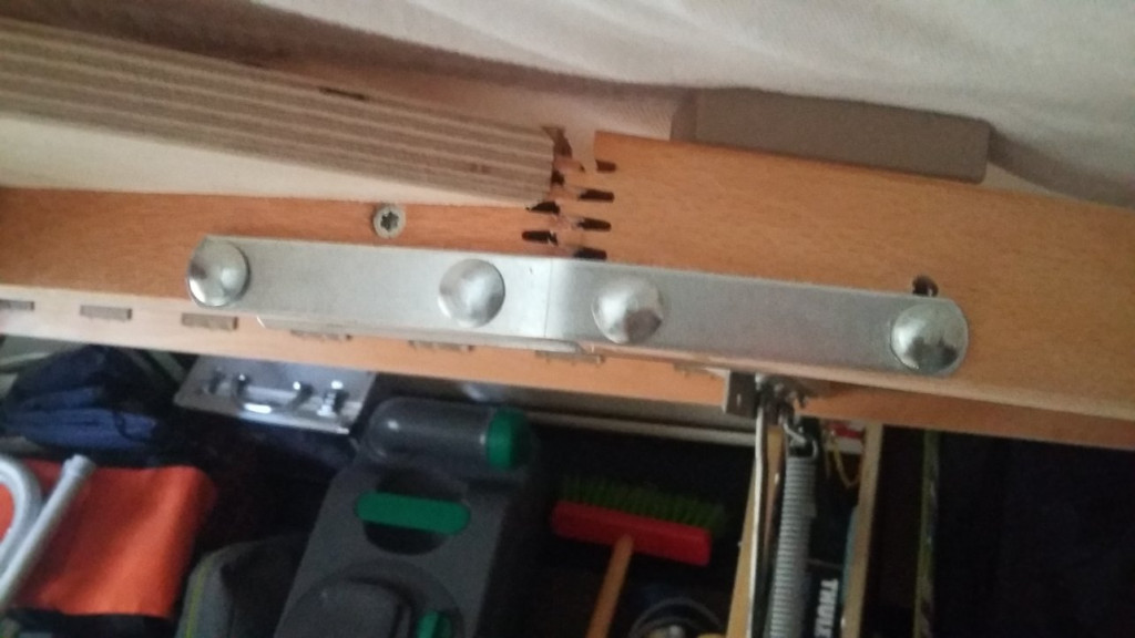 Assemblage des mortaises