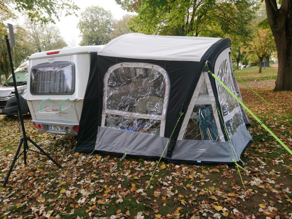 C'est étanche avec 80 mm de pluie dans la nuit !